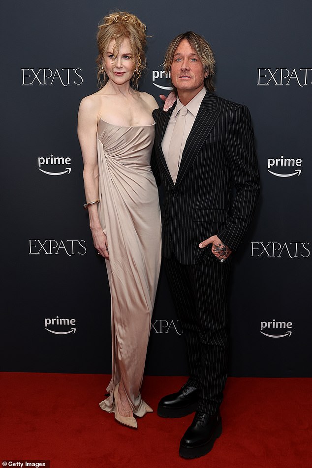 Earlier that year, Kidman said she was 'so lucky' to have met the singer. 'I'm so lucky that I have Keith who's just my love, my deep, deep love,' she told People magazine - Pictured in 2023