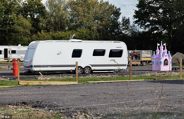 More than a dozen plots have been constructed at the sites off of Bones Lane in Surrey