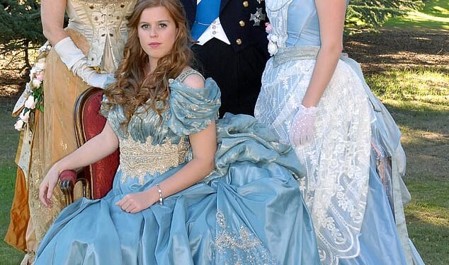 Do Beatrice and Eugenie York (pictured with their parents in 2006 before Beatrice's 1888-themed 18th birthday masked ball) recall the moment they first set eyes on their mother's 'supreme' friend Jeffrey Epstein?
