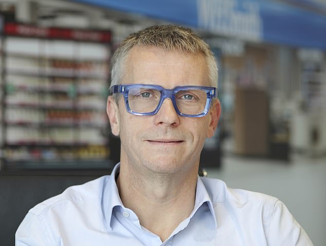 Well paid: WH Smith boss Chris Cowling (pictured) and former finance director Robert Moorhead received £2.7 million and £1.9 million respectively last year
