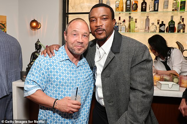 Stephen Graham (left) and Ashley Walters (right) at Netflix's pre-Emmy bash on September 12