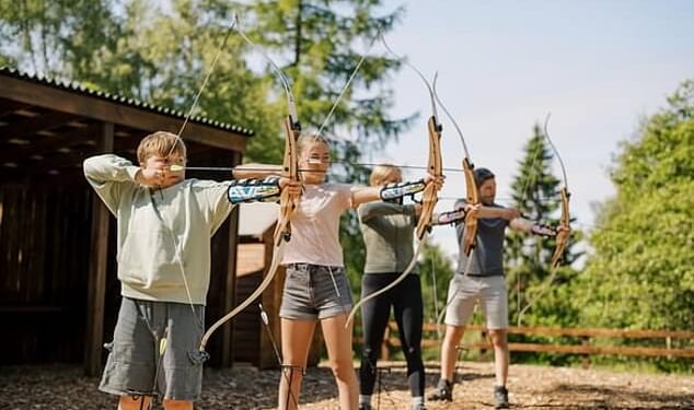 Forest Holidays has 13 sites across the UK, with a break at Argyll Forest Park in Loch Long, Scotland costing £560 for three nights this half-term