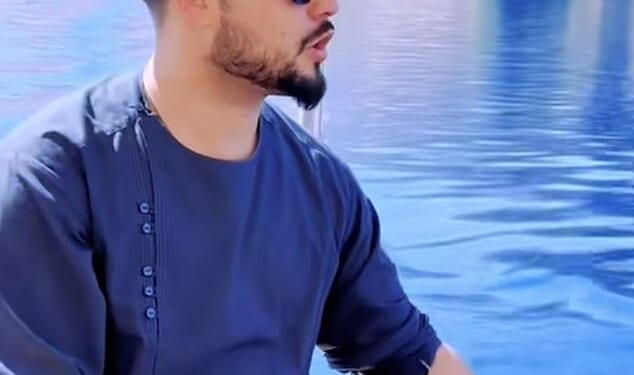 Afghan migrant who fled his 'dangerous' homeland and won asylum in UK returns to his city for eight-week holiday featuring chilled-out photo shoots