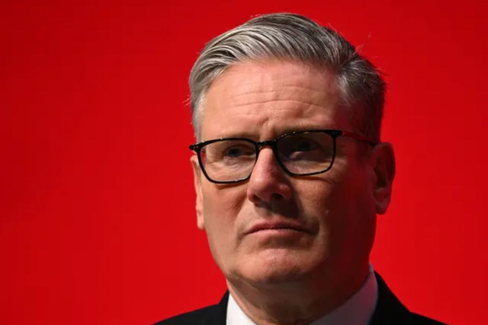 An image collage containing 1 images, Image 1 shows Britain's Prime Minister Keir Starmer attending the annual Labour Party conference
