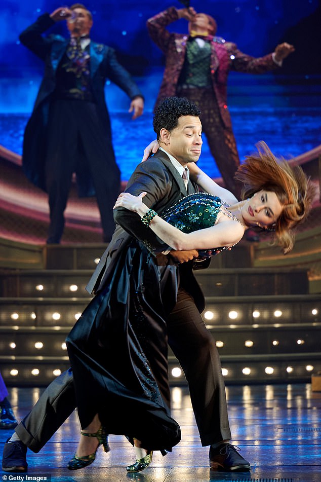 Bosses had hoped that Daniwould go far in the competitio but Amber has a high chance of success given she's a trained dancer (pictured in The Great Gatsby on the West End)