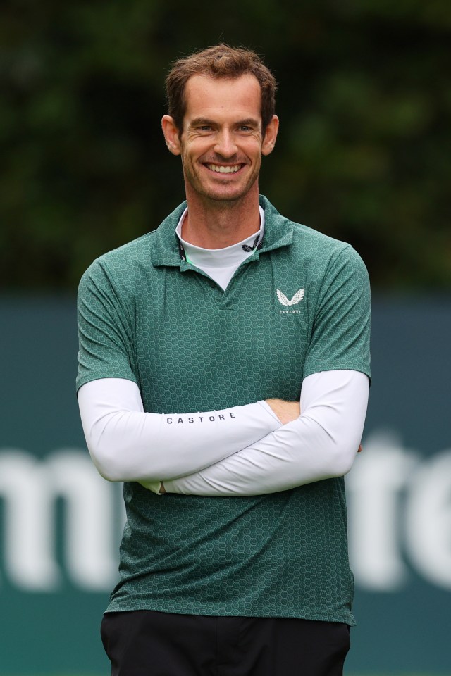 Andy Murray at the BMW PGA Championship Pro-Am.