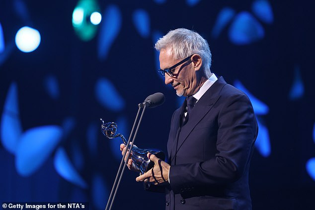 At the event, Gary, 64, was visibly stunned by the news as he took to the stage as the arena erupted into loud applause