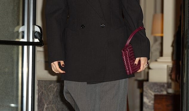 The Apple heiress Eve Jobs (pictured) looked casual but chic after she was spotted during Milan Fashion Week on Sunday