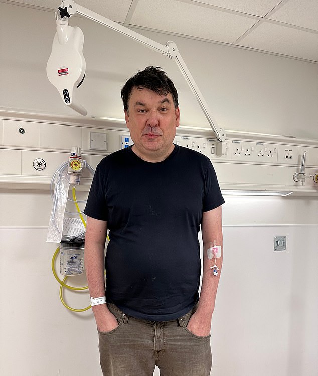 Father Ted creator Graham Linehan claims he has been arrested over his tweets. He claims he had to go to a hospital (pictured) after because he was so stressed