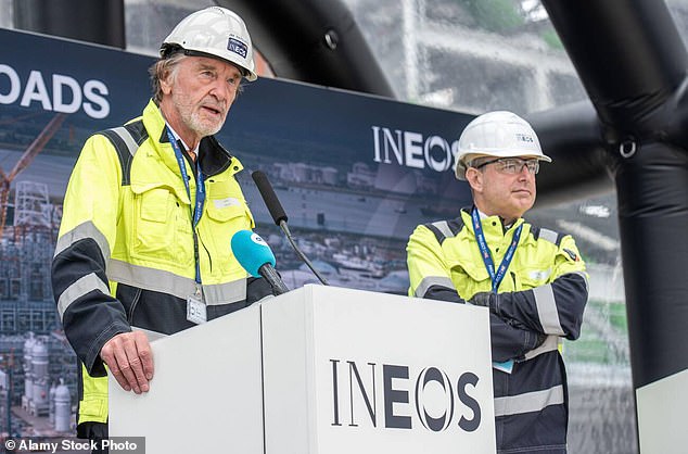 Ineos, the energy empire owned by Manchester United Football Club investor Jim Ratcliffe, plans to plough £3billion into America after turning its back on the UK