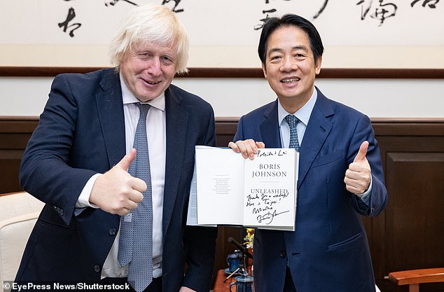Boris Johnson meets Taiwanese president Ching-te Lai in Taipei – where he heard about the increasing threat of a Chinese invasion