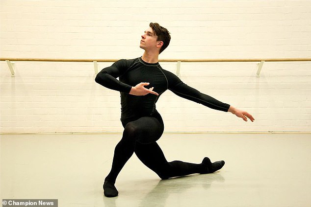 Former West End ballet dancer Alexander Loxton (pictured), 36, insists that he suffered severe damage to his ankle during an 'aggressive' stop and search by officers