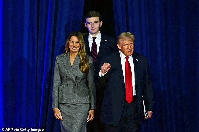 The president will finally be reunited full time with Barron as he is set to live in Washington, all while remaining an NYU student