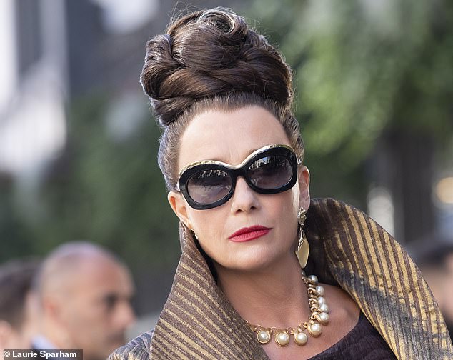 Sharp focus: Emma Thompson sports a pair of Tom Davies for 2021 blockbuster Cruella