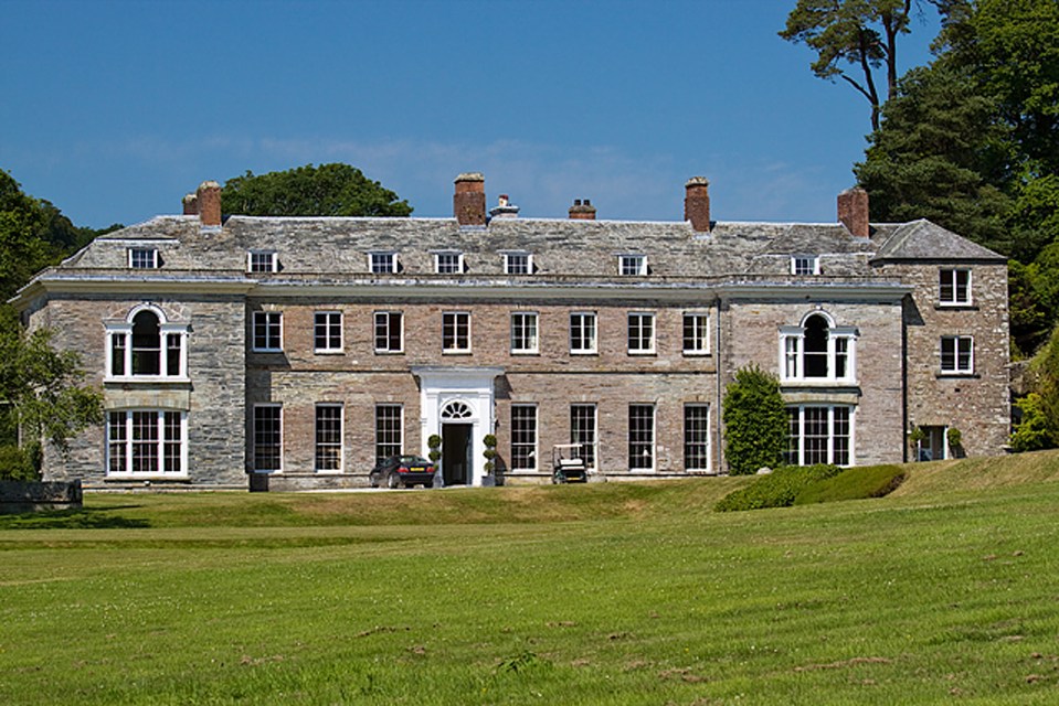 Boconnoc House in Cornwall.
