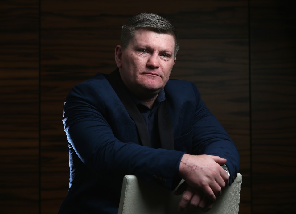 Portrait of Ricky Hatton, former professional boxer.