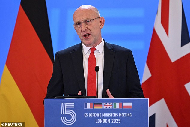 The Defence Secretary said the incursion, which saw the unmanned attack craft shot down by Nato jets, took Russia's aggression to 'a new level of hostility'