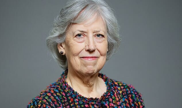 Eliza Manningham-Buller (pictured) said Moscow’s ‘extensive’ deployment of cyber attacks, intelligence work, ‘physical attacks’ and ‘sabotage’ in Britain are tantamount to conflict