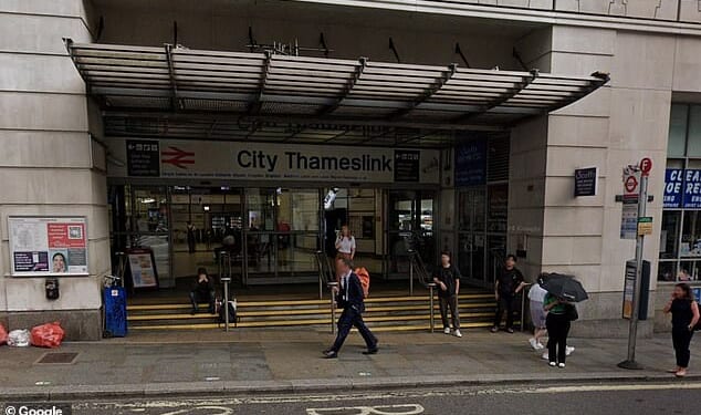 Some 4.9% of scheduled stops at City Thameslink in London were cancelled in the past year