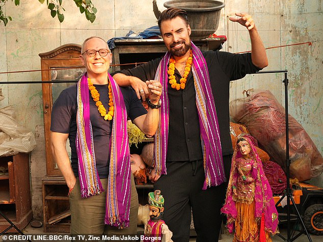 Neither Rob Rinder (left) or Rylan Clark (right) knew much about Indian art, and the claim that they were following in the footsteps of Edwardian novelist E.M. Forster was simply pretentious, writes Christopher Stevens