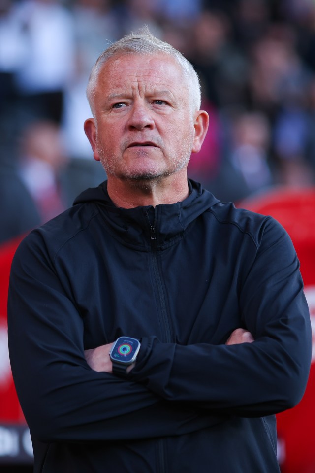 Chris Wilder, manager of Sheffield United.