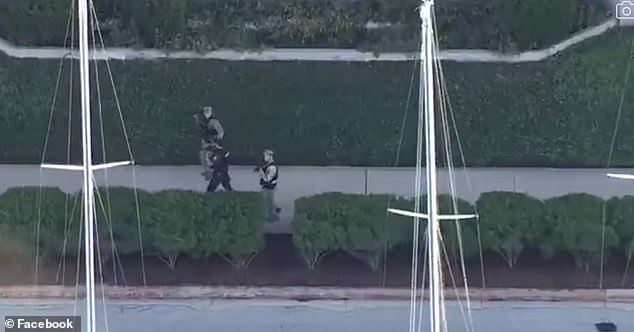 The Naval Academy announced the lockdown Thursday evening, as local police conducted a search