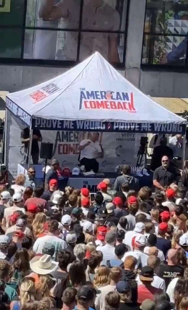 Charlie Kirk has been shot in the neck at an event at Utah Valley University in Orem
