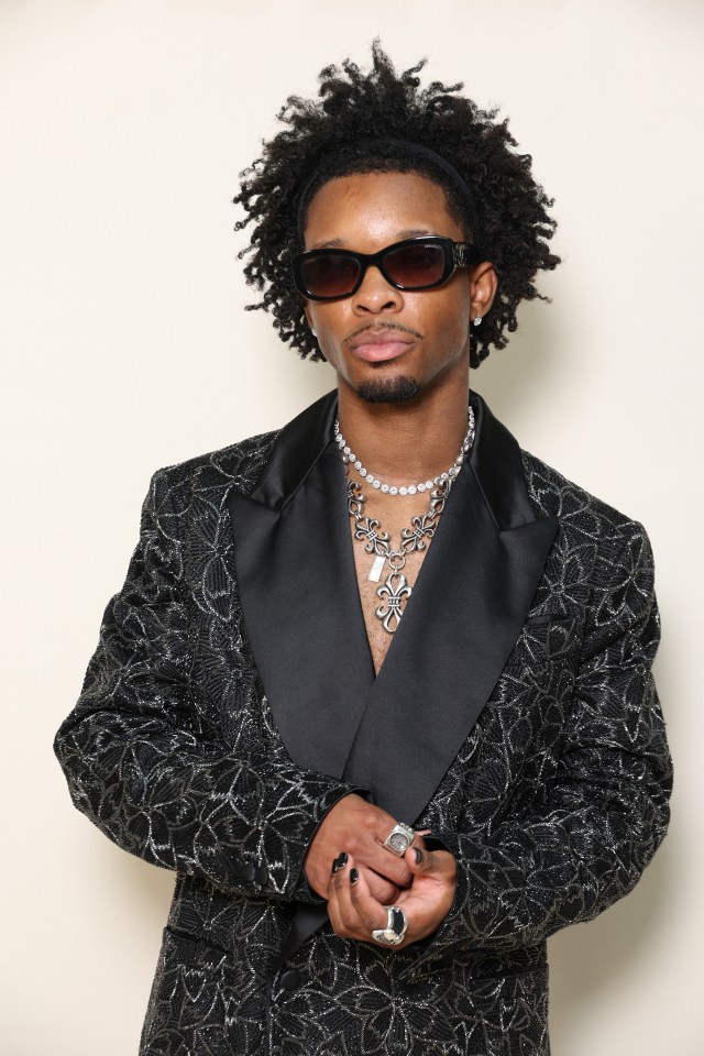 d4vd at the Amiri Menswear Spring/Summer 2026 show.
