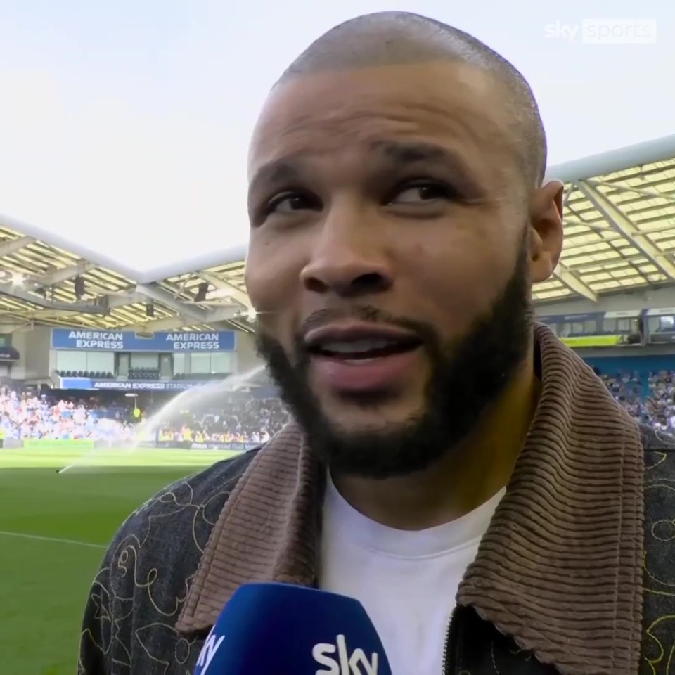 Chris Eubank Jr. in an interview.