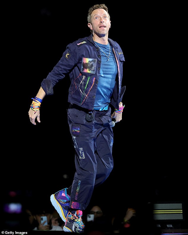 Chris Martin has garnered backlash from some fans after he halted his concert at Wembley Stadium to send love to Charlie Kirk's family; seen in June in Las Vegas