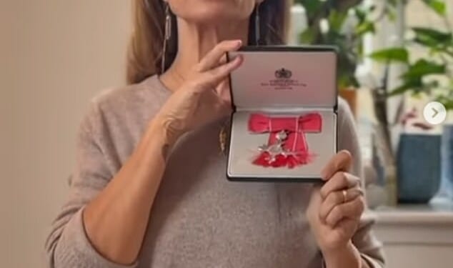 Colin Firth 's ex-wife, eco-fashion campaigner Livia Firth, has dramatically handed back her MBE