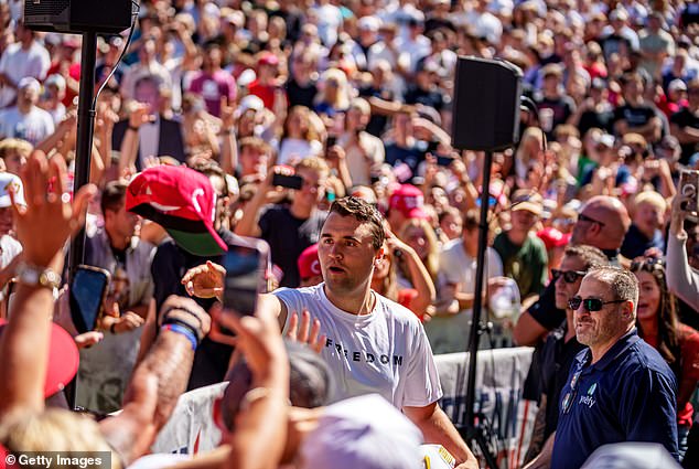 From 18-year-old college dropout to builder of a $100 million-a-year political action group, to close ally to President Donald Trump and now - at just 31 years old - interrogator of a likely Democratic White House hopeful