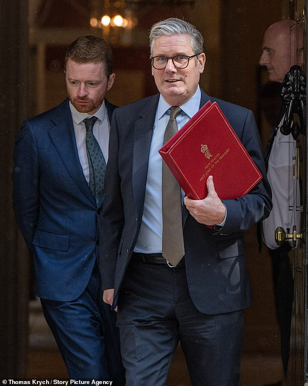 In 2019, Morgan McSweeney approached Keir Starmer (pictured together in 2025) and offered to throw his political muscle behind him if he made a bid to replace Jeremy Corbyn after the expected defeat in the upcoming general election