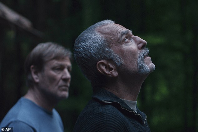 In a new interview on Thursday, the actor, 68, reflected on feeling 'residual sadness' as his son, Ronan, 27, went on to make films while he 'walked away from it' (pictured in Anemone)