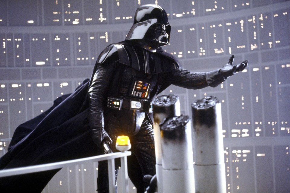 Darth Vader in The Empire Strikes Back.