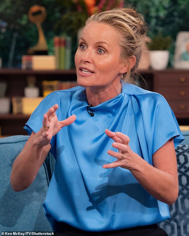 Davinia previously said that if she had 'one more drink, she could have died' as she opened up about her former party life (seen on This Morning in 2023)