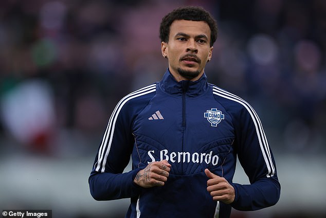 Alli had his contract ripped up at Serie A club Como earlier this month