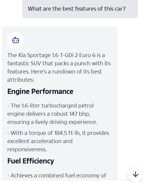 Kia Sportage 1.6 T-GDi 2 Euro 6 features: engine performance and fuel efficiency.
