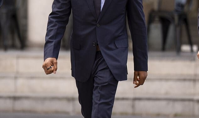 Noel Clarke must pay at least £3million of The Guardian publisher¿s legal costs after pursuing a ¿far-fetched¿ and ¿false case¿ against the newspaper¿s reporting of allegations of sexual misconduct, a High Court judge has ruled. Pictured: Clarke arrives at the Royal Courts of Justice in London