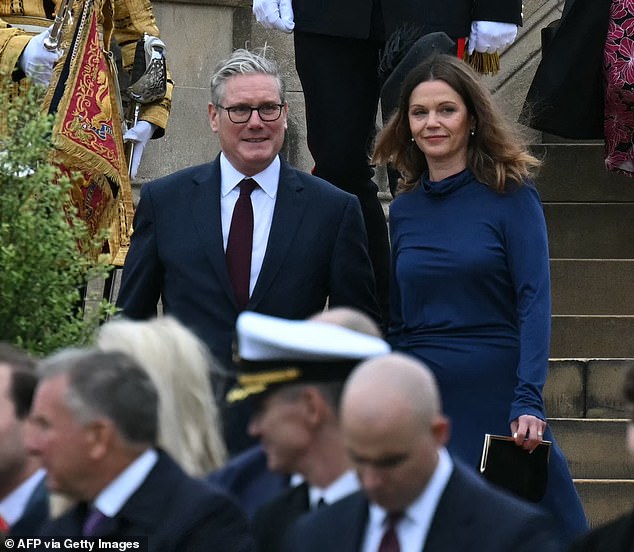 Prime Minister Sir Keir Starmer and his wife Victoria are among those attending the musical display