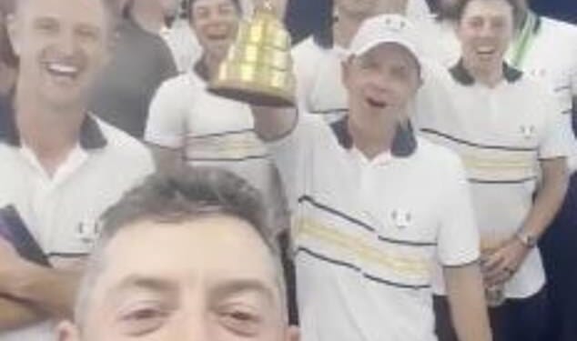 The European team sent a message to Donald Trump after winning the Ryder Cup on Sunday