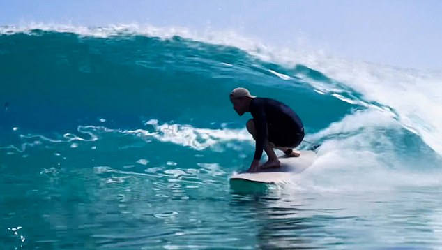 The Duchess of Sussex recently posted images of her husband surfing a wave machine in California