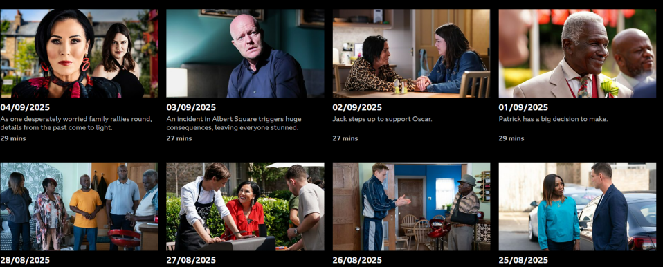 Collage of show episode stills.