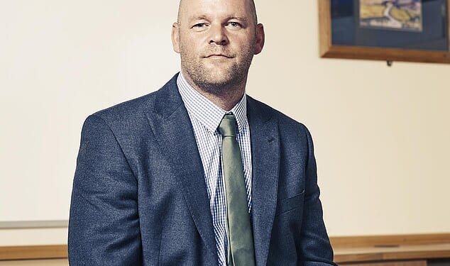 Jonny Mitchell (pictured), 53, became an unlikely heartthrob when he starred on the show as the headteacher at Thornhill Community Academy, in Dewsbury, West Yorkshire, more than a decade ago