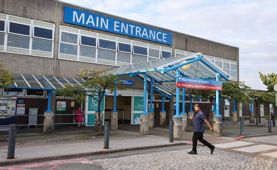 The William Harvey Hospital in Ashford, Kent.