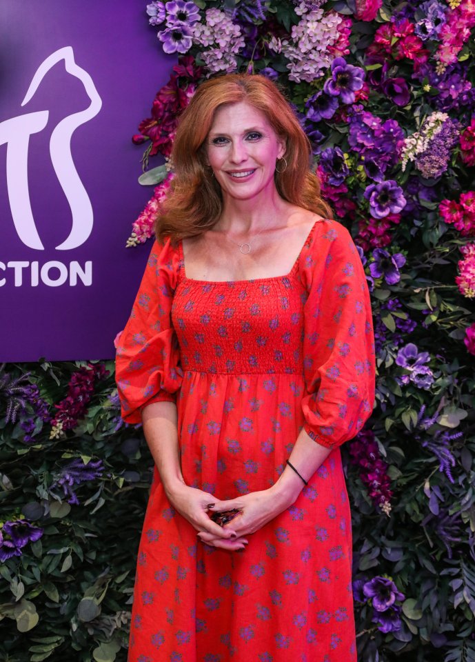Samantha Giles at the National Cat Awards.