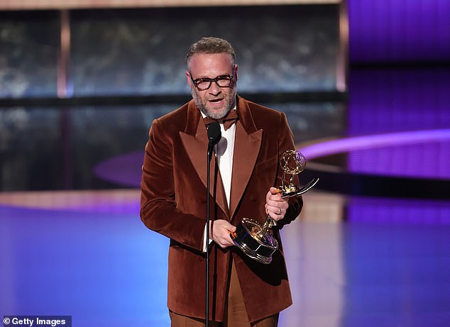 Seth Rogen took home the first award of the night at the 2025 Emmy Awards