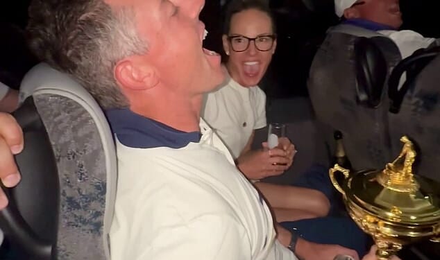 Rory McIlroy 's wife, Erica Stoll, has had the last laugh after enduring three days of vile abuse from rowdy spectators at the Ryder Cup, including having beer thrown at her