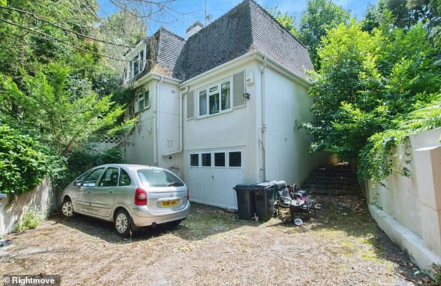 The detached family home has gone on the market for £560,000 and is situated on Braidley Road near Bournemouth seafront