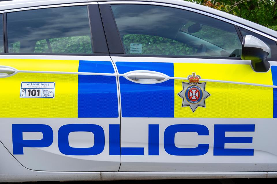 Wiltshire Police patrol vehicle.
